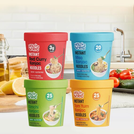 Noodle Variety Flavor-"Spicy" Red Curry Tom Yum 6 Pack Low Carb - Image 4