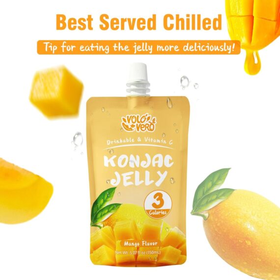 Jelly Squeeze Pouch Healthy Snacks, 20 Packs, Low Calories Drinkable - Image 9