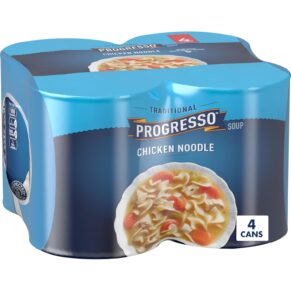 Progresso Traditional, Chicken Noodle Soup, Ready To Serve, 19 oz., 4 Pack  BooksRufus AIRufus AI