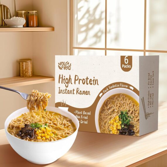 VOLO VERO High Protein (31g) Instant Soup Cup Pork Flavor - Image 6