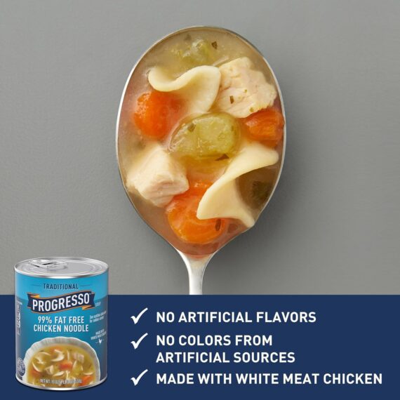 Chicken Noodle Canned Soup, 19 oz. (Pack of 12)  BooksRufus AIRufus AI - Image 4