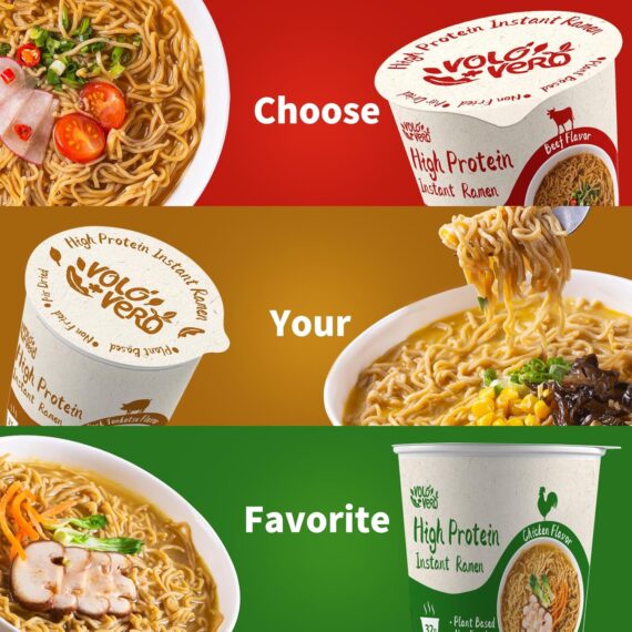 VOLO VERO High Protein (31g) Instant Soup Cup Pork Flavor - Image 8