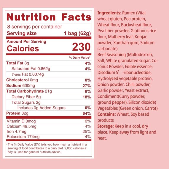 VOLO VERO High Protein (32g) Instant Ramen Noodles - Image 2