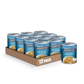 Chicken Noodle Canned Soup, 19 oz. (Pack of 12)  BooksRufus AIRufus AI
