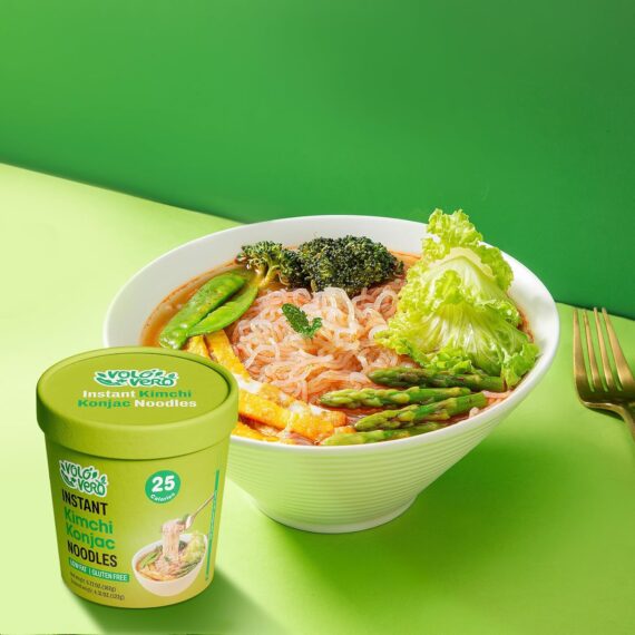 VOLO VERO Konjac Noodle Soup Cup Kimchi Flavor, 6 Packs - Image 10