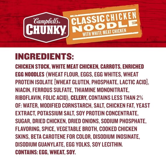 Campbell's Chunky Classic Chicken Noodle Soup, 18.6 oz CanRufus AIRufus AI - Image 3