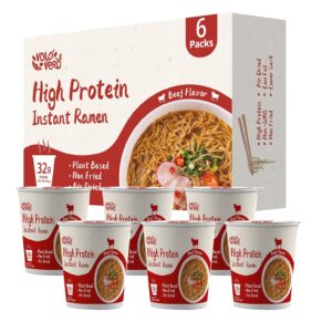 VOLO VERO High Protein (32g) Beef Flavor Soup Cup 6 Packs