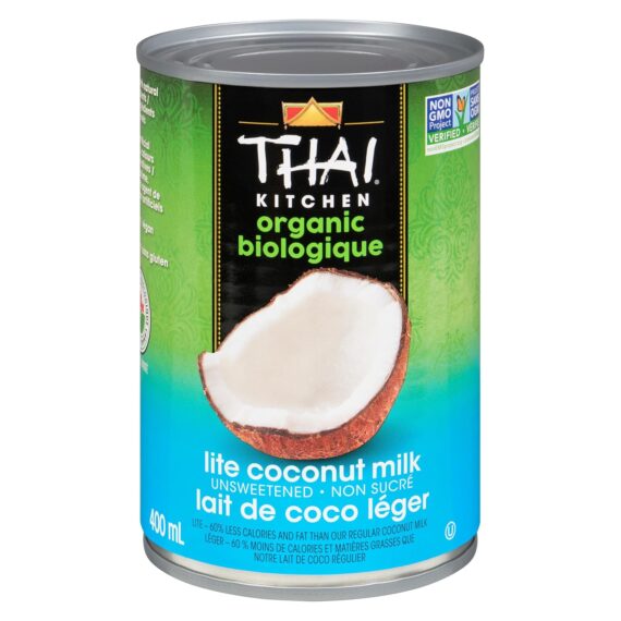 Thai Kitchen Organic Unsweetened Lite Coconut Milk, 13.66 fl oz (Pack of 6) - Image 5