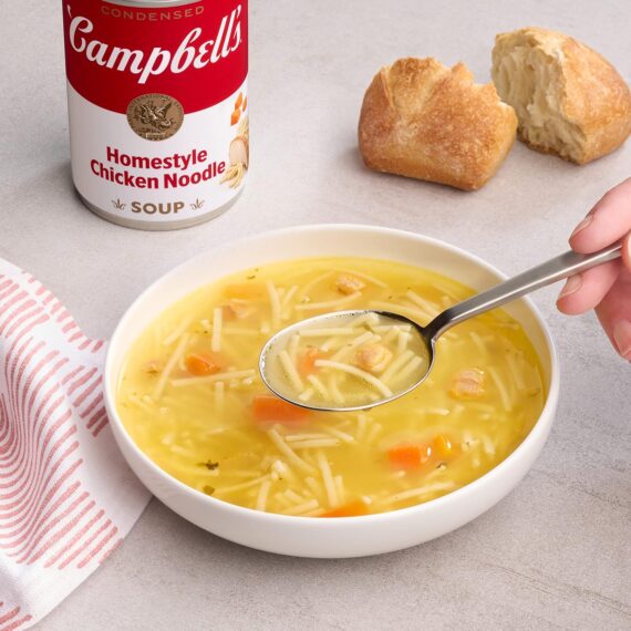 Campbell’s Condensed Homestyle Chicken Noodle Soup, 10.5 Ounce Can (Pack of 4)Rufus AIRufus AI - Image 4
